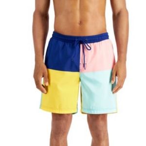 Men’s Club Room Quick Dry Swim Trunks 7" Inseam Swimsuit Lounge Shorts Size-M